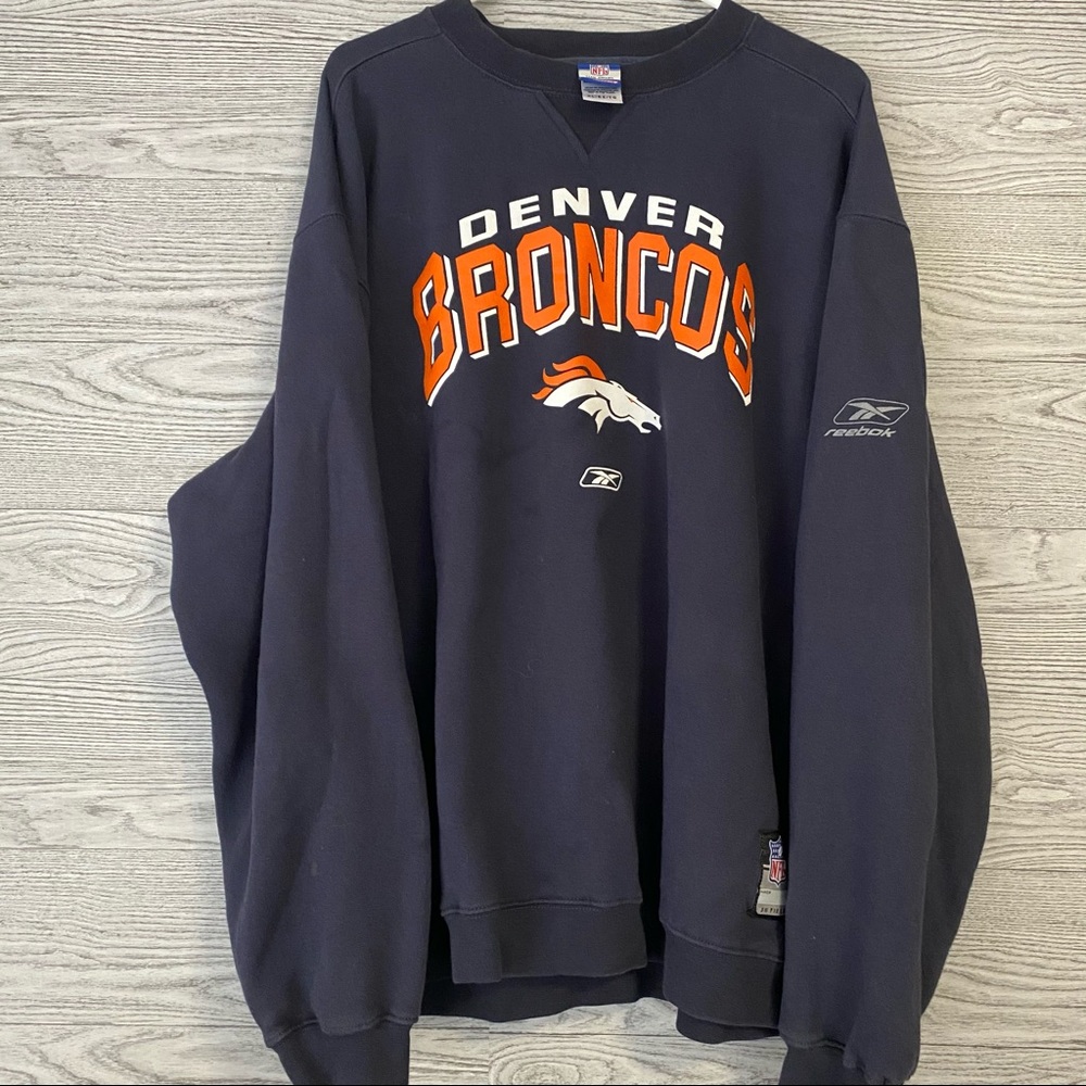 Vintage Denver Broncos Reebok Crew Neck